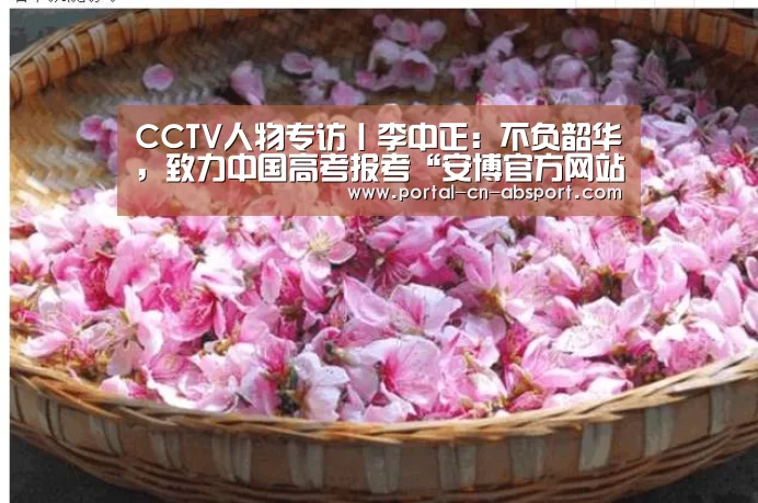 CCTV人物专访丨李中正:不负韶华,致力中国高考报考“安博官方网站”(图2) 安博最新版